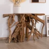 Outlet Console en racine de teck naturelle "Kanoa" Console|Décoration