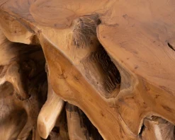 Outlet Console en racine de teck naturelle 