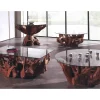 Sale Console racine de teck " Roots" Console