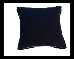 Hot Coussin brodé motif feuillage ultra graphique 