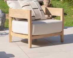 Clearance Coussin de canapé blanc cassé et noir 