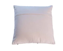 Clearance Coussin de canapé blanc cassé et noir 