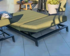 New Double bain de soleil haut de gamme vert et noir 