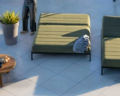 New Double bain de soleil haut de gamme vert et noir 