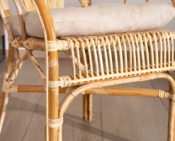 Online Elégant fauteuil de jardin en rotin avec assise rembourrée "Noho" Fauteuil|Fauteuil De Jardin