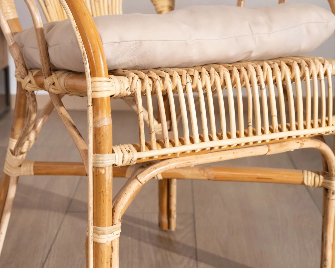 Online Elégant fauteuil de jardin en rotin avec assise rembourrée "Noho" Fauteuil|Fauteuil De Jardin