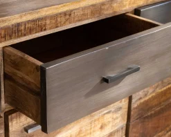 Discount Enfilade industrielle 200 cm en manguier et métal