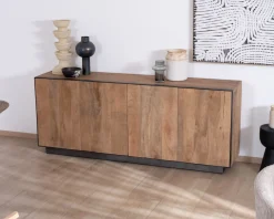 Discount Enfilade style épuré en manguier massif 