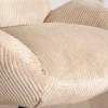 New Fauteuil confort et pivotant en velours camel beige "Bissett" Fauteuil