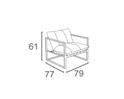 Clearance Fauteuil de jardin relax teck et tissu Sunbrella Taupe "Maluku Island" Fauteuil De Jardin