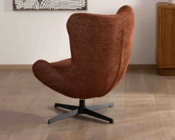 Hot Fauteuil enveloppant et pivotant esprit cocooning et rétro 