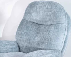 Outlet Fauteuil rotatif enveloppant avec repose-pieds 