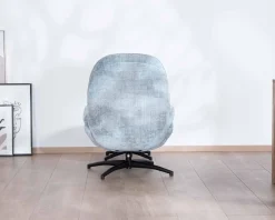 Outlet Fauteuil rotatif enveloppant avec repose-pieds 