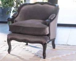 Hot Fauteuil tissu ultra confort style classique chic 