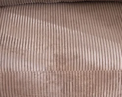 Discount Fauteuil ultra confort esprit scandinave en velours côtelé camel 