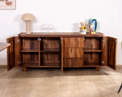 Clearance Grand bahut 180 cm en bois de palissandre 