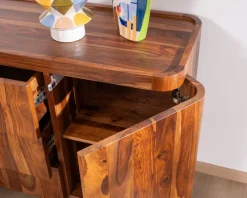 Clearance Grand bahut 180 cm en bois de palissandre 