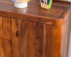 Clearance Grand bahut 180 cm en bois de palissandre 
