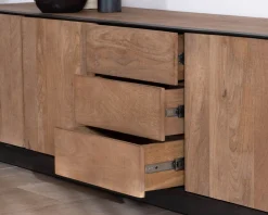 Outlet Grand banc TV 180 cm en manguier style épuré 