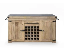 Online Grand billot de cuisine bois massif plateau pierre 