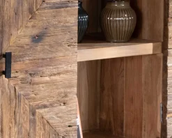 Outlet Grand buffet bas acacia massif 175cm style ethnique "Géonidum" Buffet Et Bahut