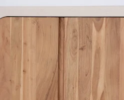 Outlet Grand buffet bas 4 portes style organique et contemporain