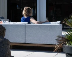 Grand canapé modulaire 5 places de jardin 