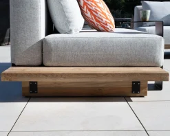 Grand canapé modulaire 5 places de jardin 