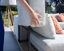 Grand canapé modulaire 5 places de jardin 