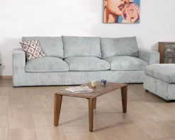 Discount Grand canapé moelleux avec pouf modulaire