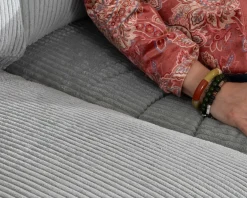 Discount Grand canapé moelleux avec pouf modulaire
