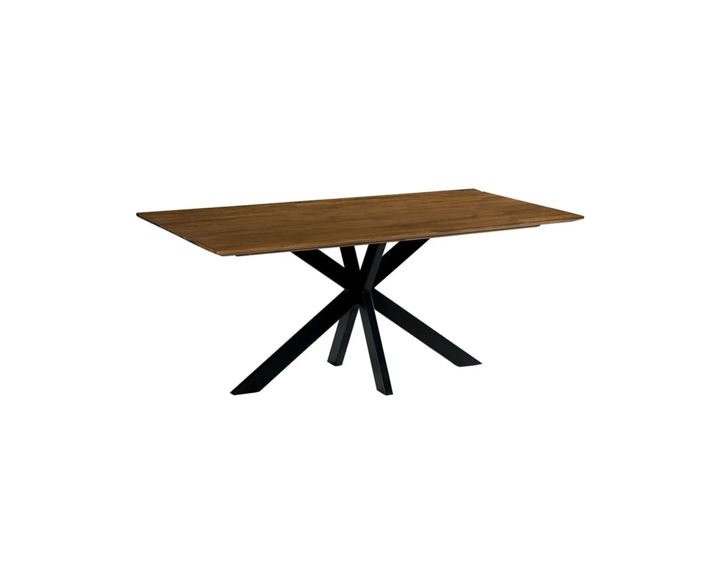 Clearance Grande table de salle à manger en bois recyclé et métal 220cm "Copley" Table À Manger Rectangulaire