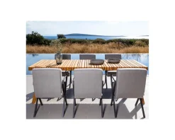 Sale Grande table outdoor en teck massif 240 cm