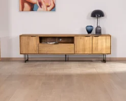 Sale Grand meuble TV 200 cm en teck recyclé 
