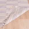 New Grand tapis bicolore frangé 200 x 300 cm "Ethnic" Décoration