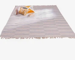 New Grand tapis bicolore frangé 200 x 300 cm