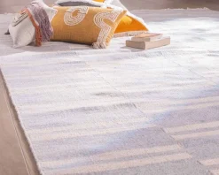 New Grand tapis bicolore frangé 200 x 300 cm