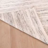 Grand tapis tissé main coton et jute "Solira" format 300x200cm Décoration