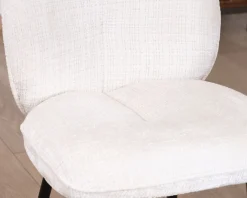 Online Lot de 2 chaises de repas confort style scandinave 