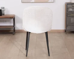 Online Lot de 2 chaises de repas confort style scandinave 