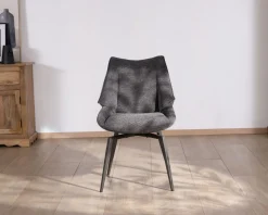 Clearance Lot de 2 chaises de repas contemporaines design 