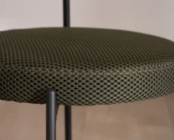 Hot Lot de 2 chaises de repas en tissu vert olive et pieds métal design minimaliste "Lato" Chaise