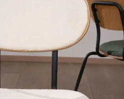 Outlet Lot de 4 chaises de repas 