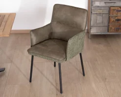 Sale Lot de 2 chaises de repas look rétro 
