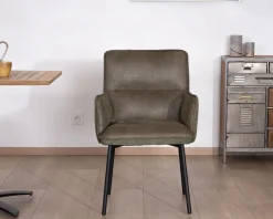 Sale Lot de 2 chaises de repas look rétro 