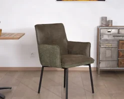 Sale Lot de 2 chaises de repas look rétro 