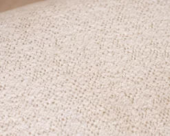 Best Lot de 2 chaises design et confortables en tissu bouclettes blanc 