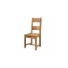 New Lot de 2 chaises en chêne massif huilé assise bois "Lodge Casita" Chaise