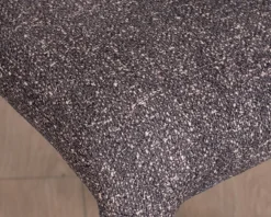 Outlet Lot de 2 chaises en tissu chiné gris foncé “Milano” revêtement intégral esprit design Chaise