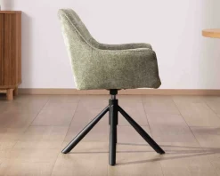Best Lot de 2 chaises en tissu vert 
